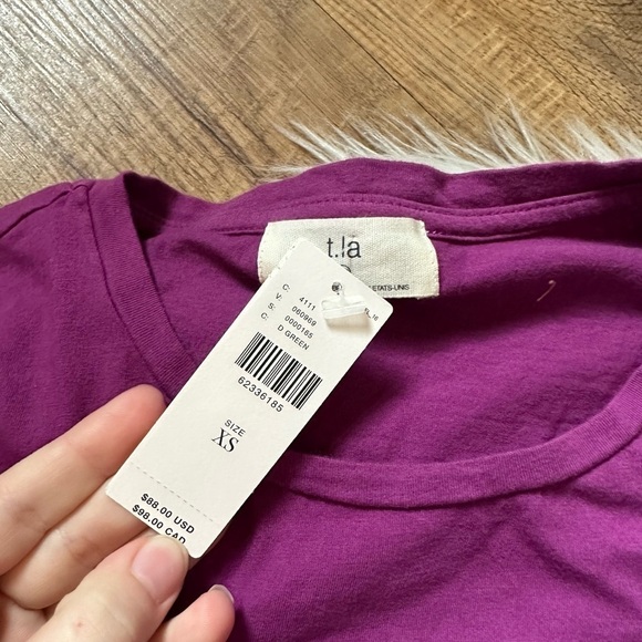 ANTHROPOLOGIE Easy Tie Front Tee - Picture 4 of 4